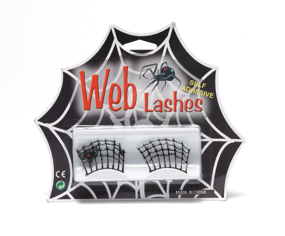 Spider Web Lashes. Black